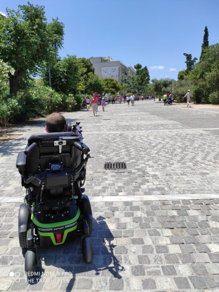 Around the Acropolis area you might find some cobblestones